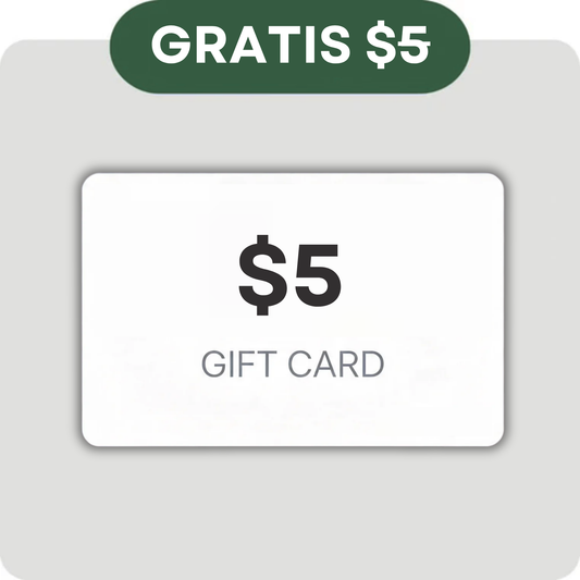 $5 Tarjeta de Regalo